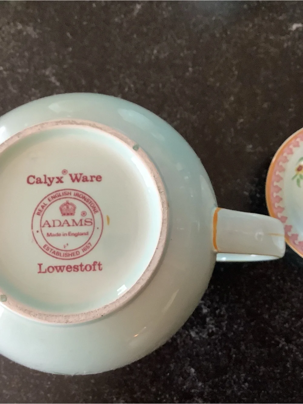 Adams Calyx Ware elegant ceramic